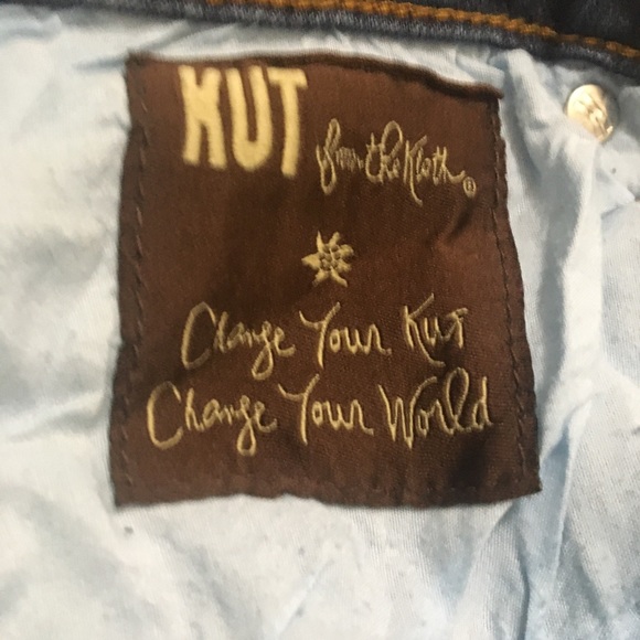 Kut From The Kloth KFTK Boyfriend Jeans Stretch Medium Wash Blue Denim Size 6 - Picture 8 of 11